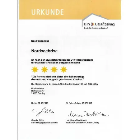 Nordseebrise Holiday home Garding