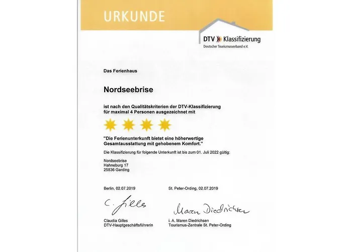 Nordseebrise Casa de Férias Garding